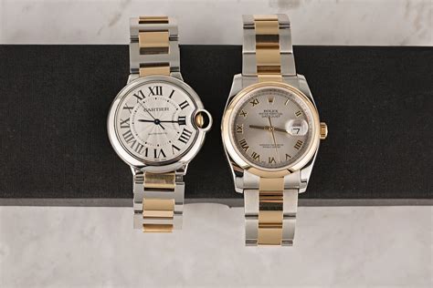 rolex datejust or cartier ballon bleu|Rolex Ladies' Datejust vs. Cartier Ballon Bleu.